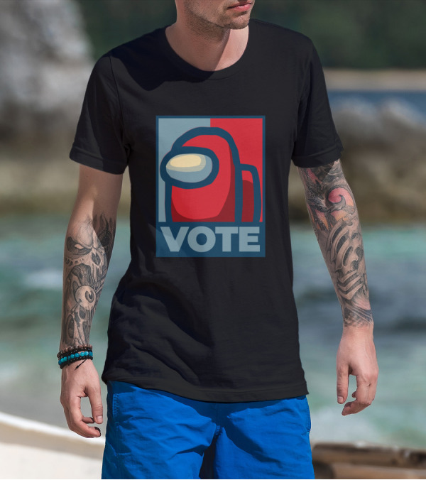 Vote Among Us Crewmate Red T-Shirt