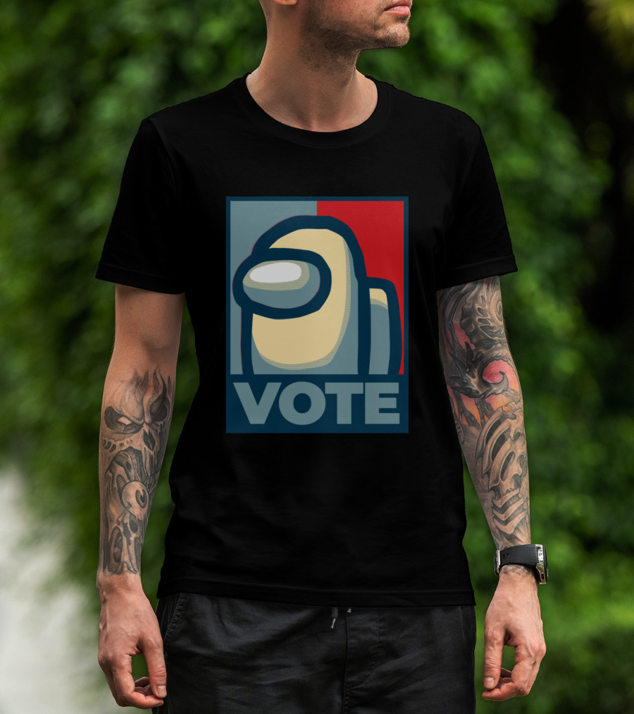 Vote For Among Us Crewmate Political T-Shirt