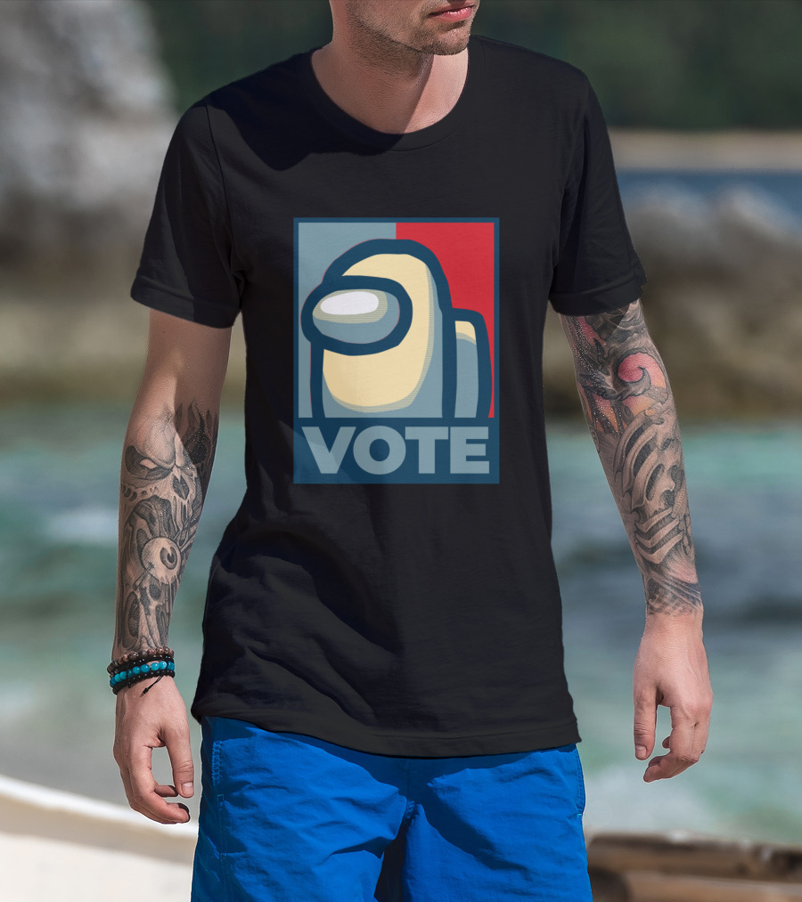 Vote For Among Us Crewmate Political T-Shirt