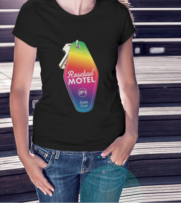 Rosebud Motel Key Tag Schitt's Creek Retro No. 3 T-Shirt