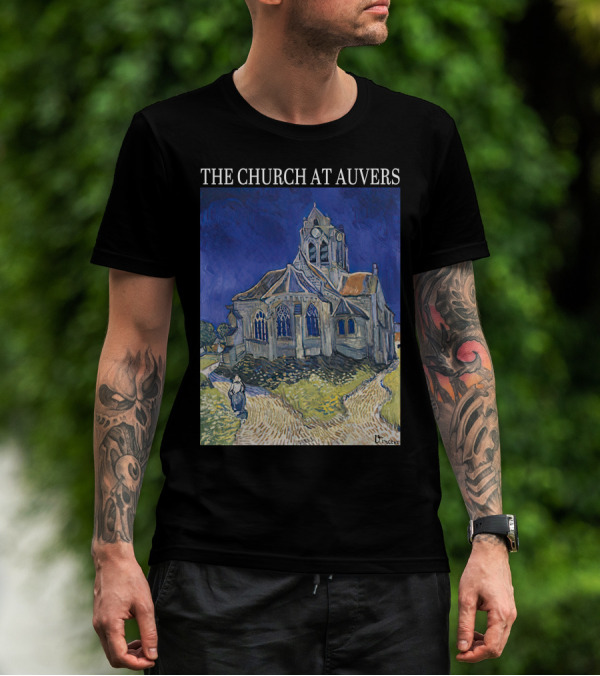 Van Gogh The Church At Auvers Painting By Vincent Van Gogh T-Shirt