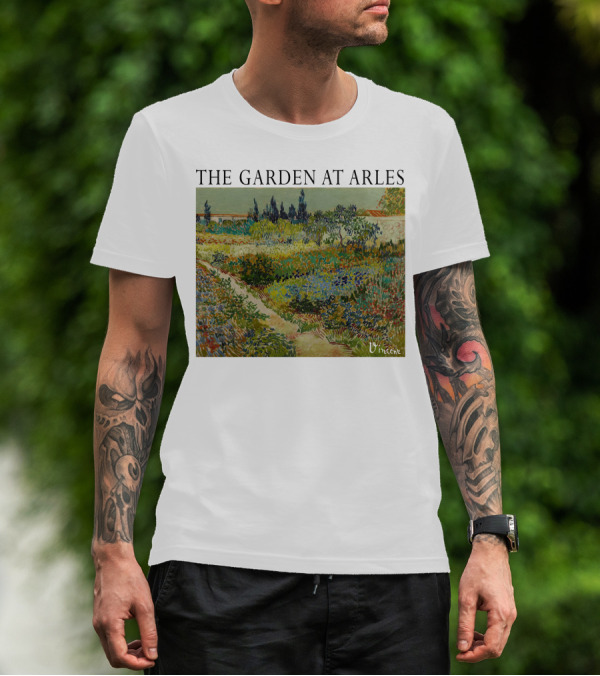 The Garden At Arles Vincent Van Gogh Vincent Signature T-Shirt