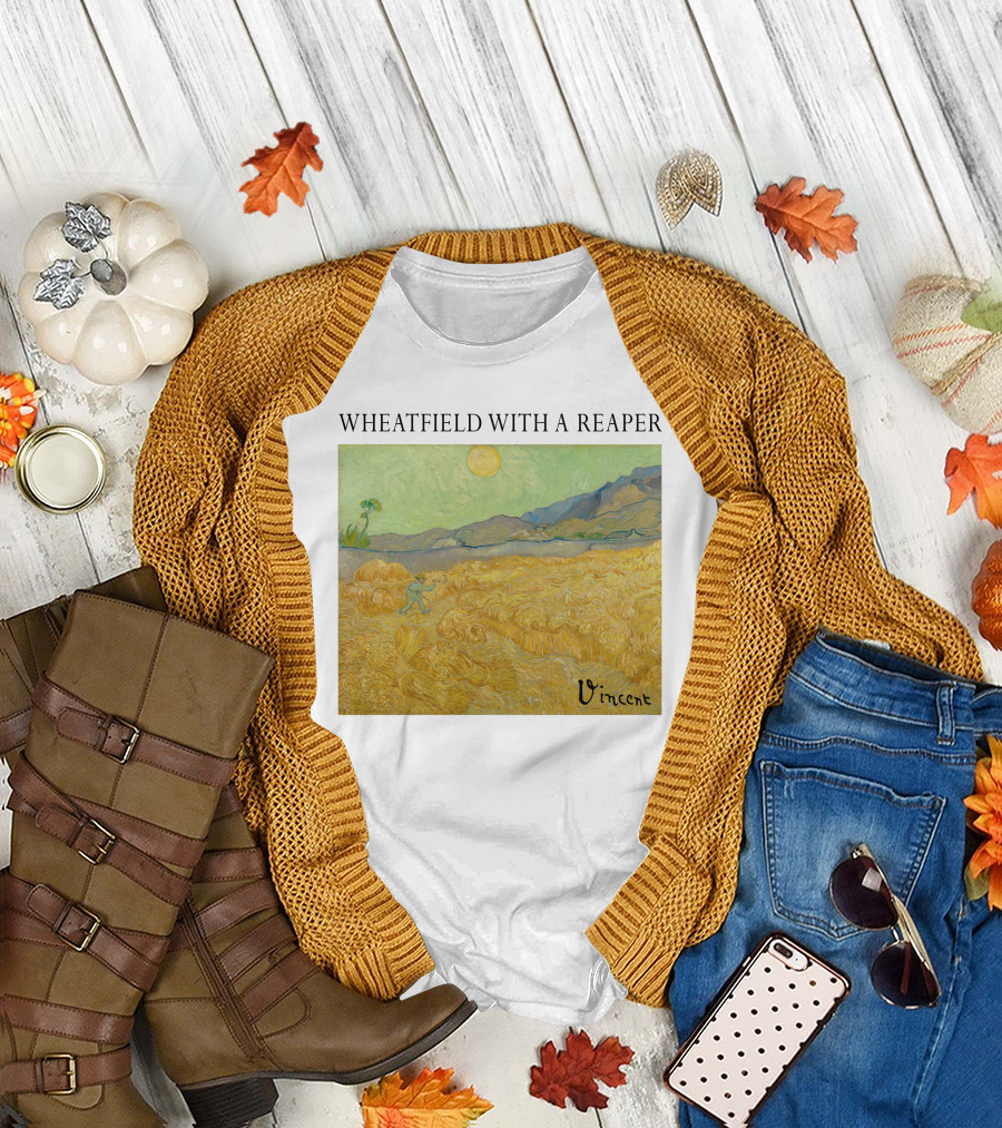 Wheatfield with a Reaper Vincent T-Shirt