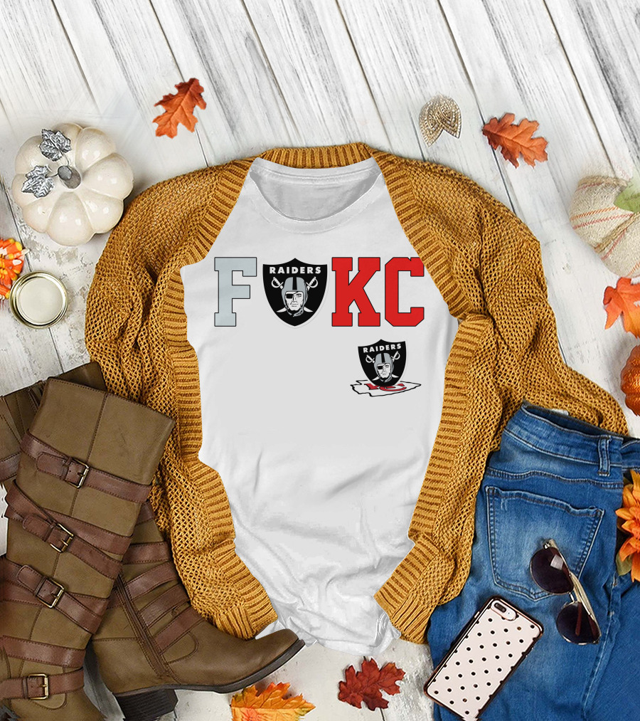 F Raiders KC Chiefs T-Shirt