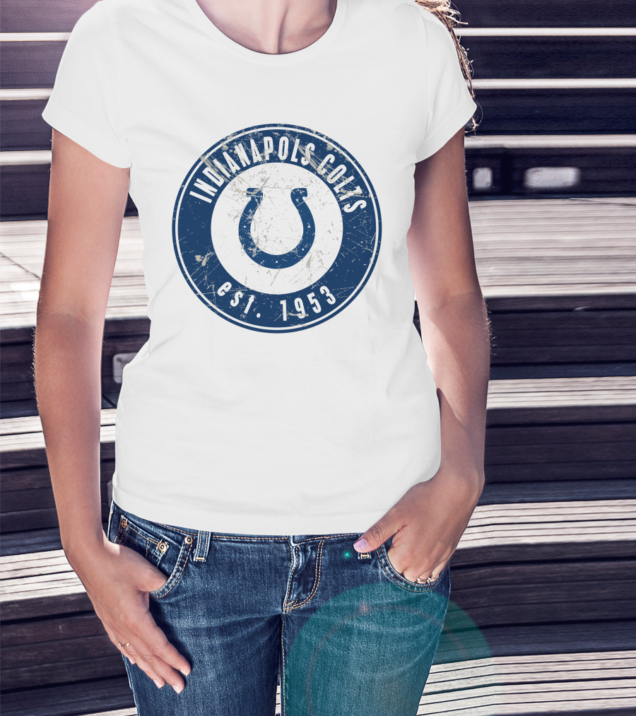 Indianapolis Colts Est. 1953 Vintage Horseshoe T-Shirt