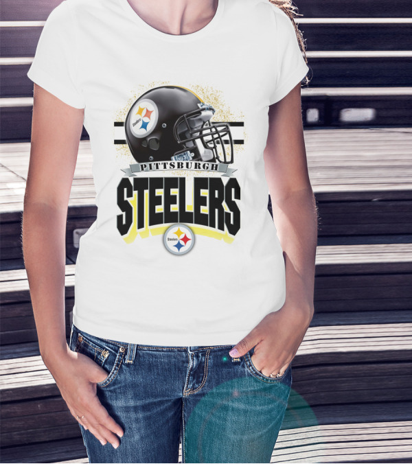 Pittsburgh Steelers Football Helmet Team T-Shirt
