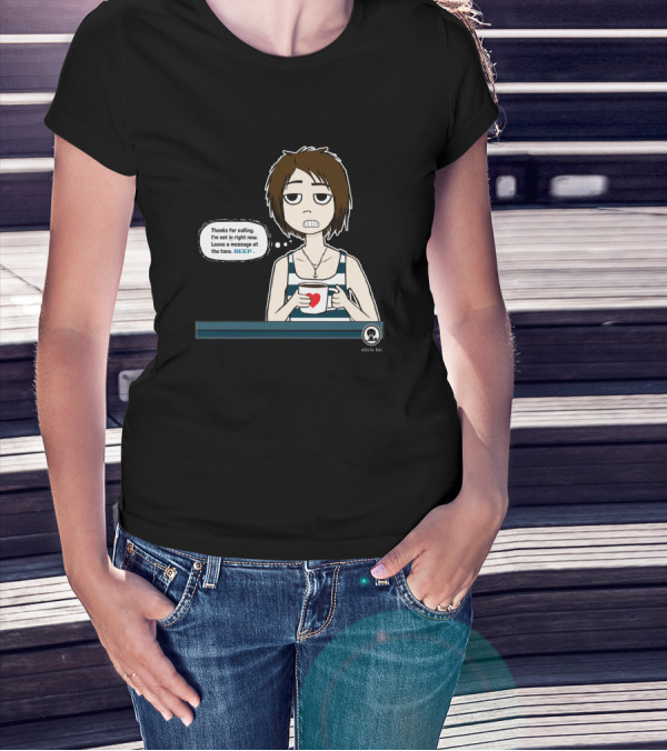 Thanks For Calling BEEP Coffee Character Alicia Sai T-Shirt