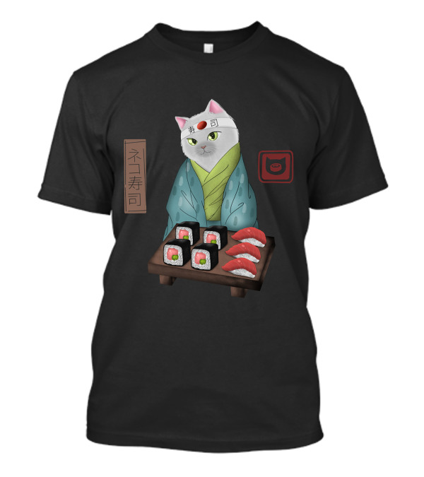 Sushi Cat Japanese T-Shirt