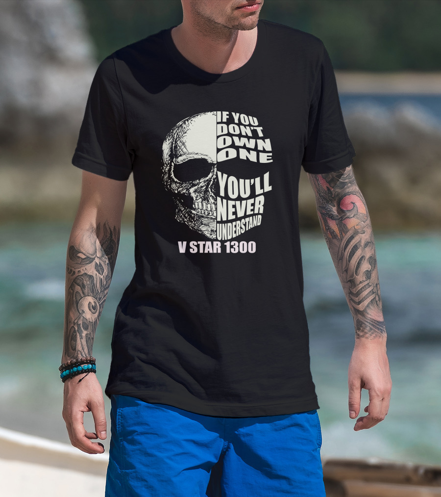 If You Don't Own One You'll Never Understand V Star 1300 Skull T-Shirt