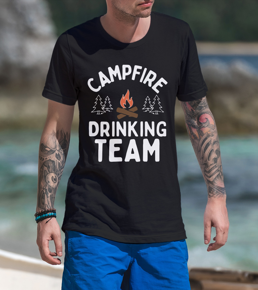 CAMPFIRE DRINKING TEAM T-Shirt