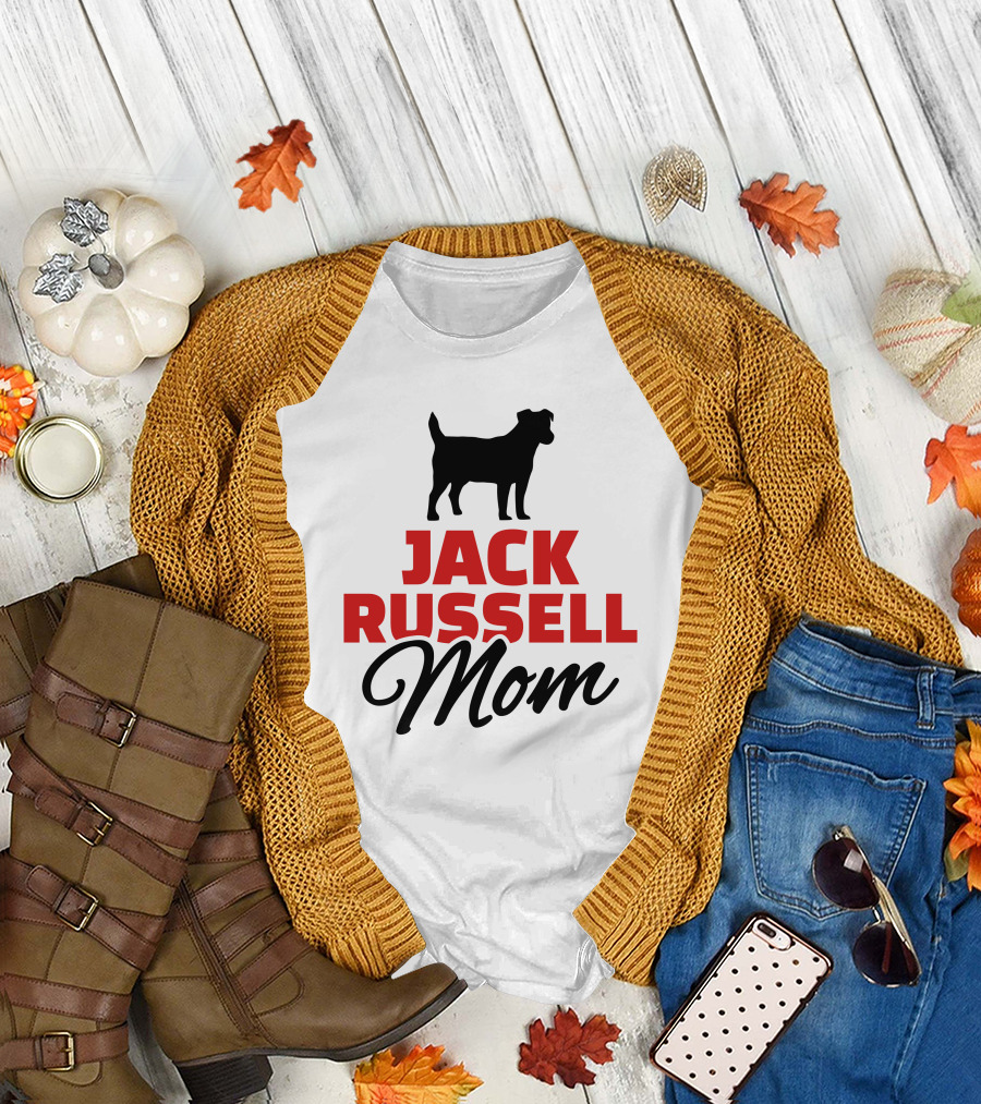 Jack Russell Mom Dog T-Shirt