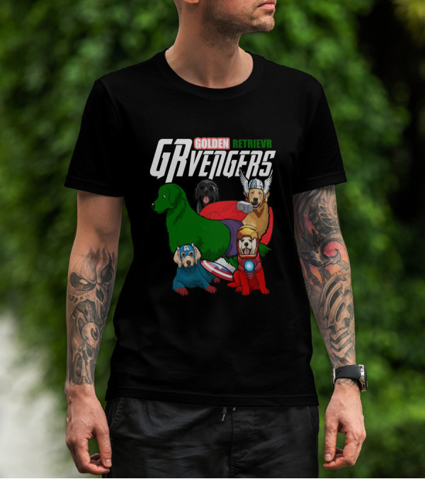 GOLDEN RETRIEVR GRVENGERS T-Shirt
