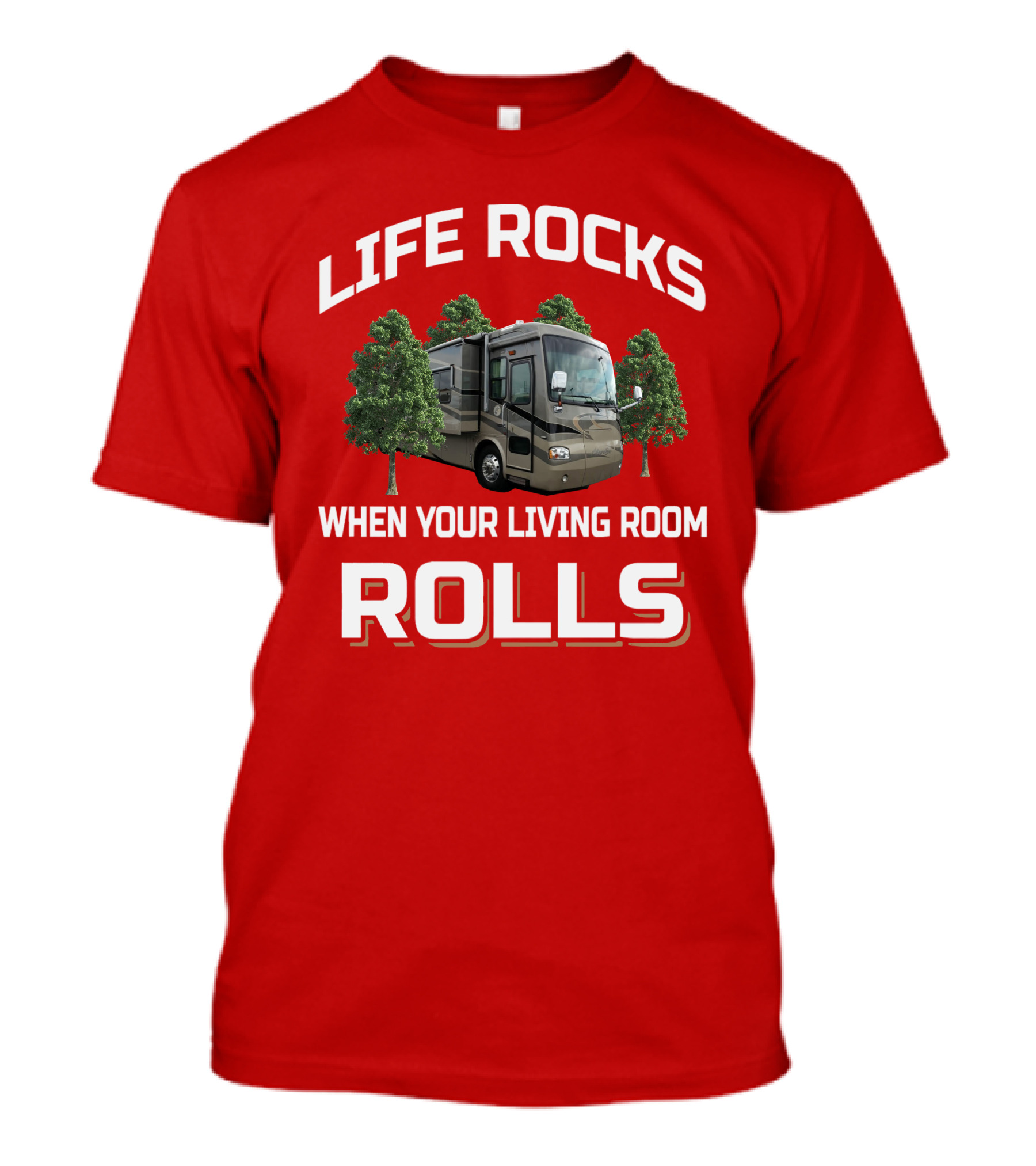 Life Rocks When Your Living Room Rolls Allegro Bus T-Shirt