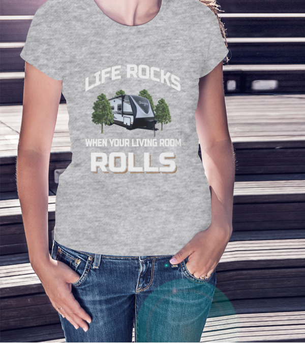 LIFE ROCKS WHEN YOUR LIVING ROOM ROLLS GD Imagine 2600RB T-Shirt