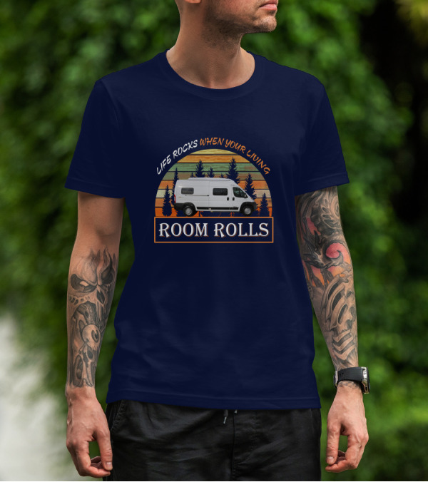 Life Rocks When Your Living Room Rolls Winnebago Solis 59P T-Shirt