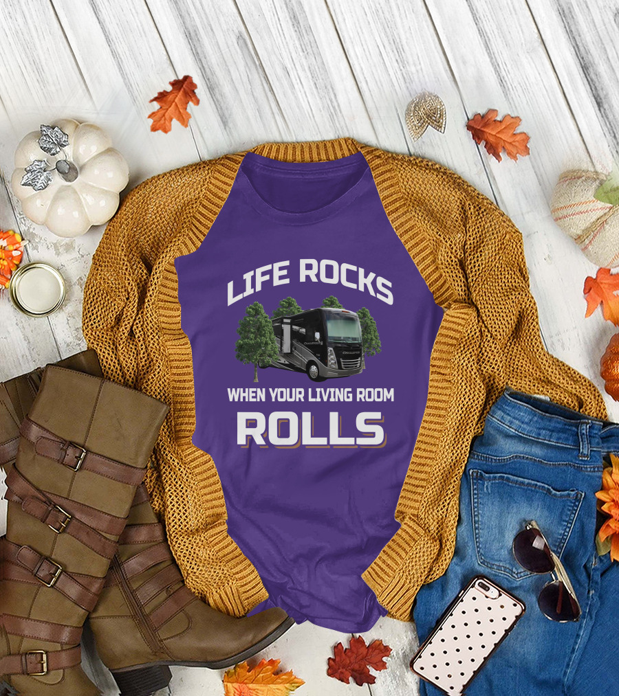 Life Rocks When Your Living Room Rolls Thor Challenger T-Shirt