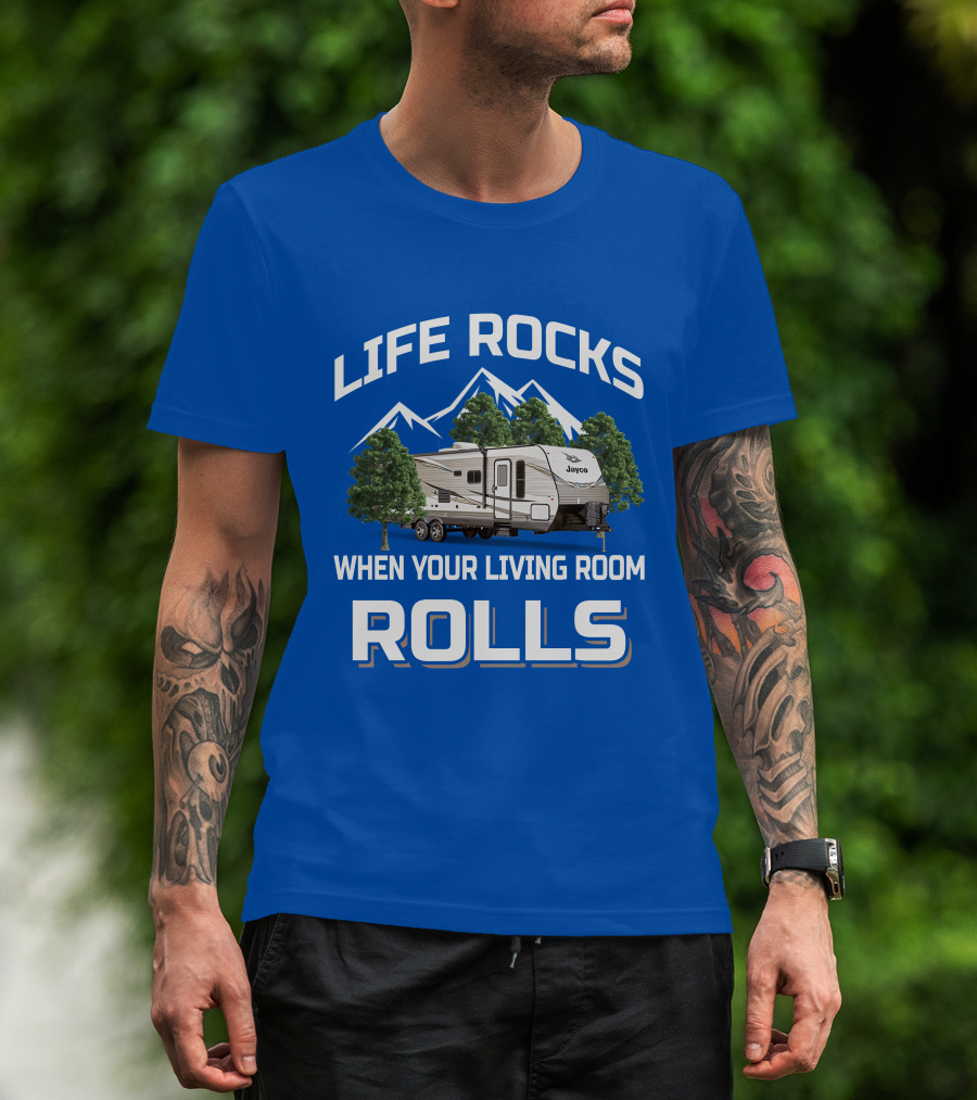 Life Rocks When Your Living Room Rolls Jayco Jay Flight T-Shirt