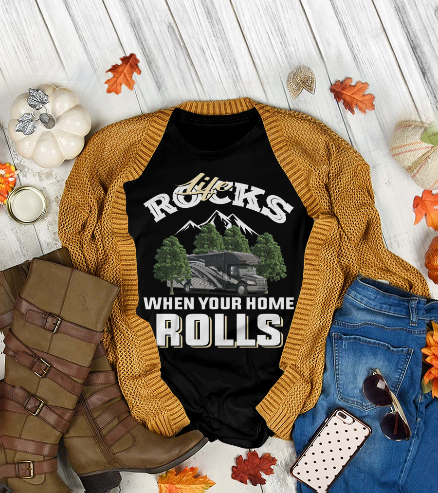 Life Rocks When Your Home Rolls Jayco Seneca T-Shirt