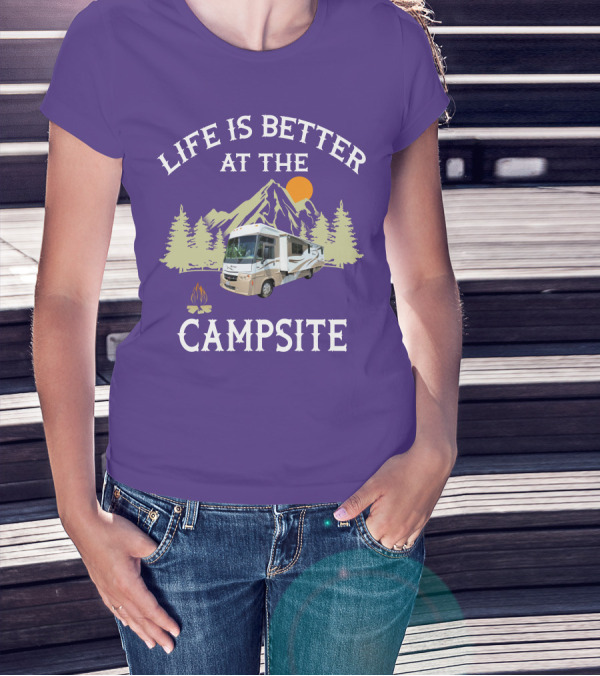 Life Is Better At The Campsite Winnebago RV Owners Group T-Shirt