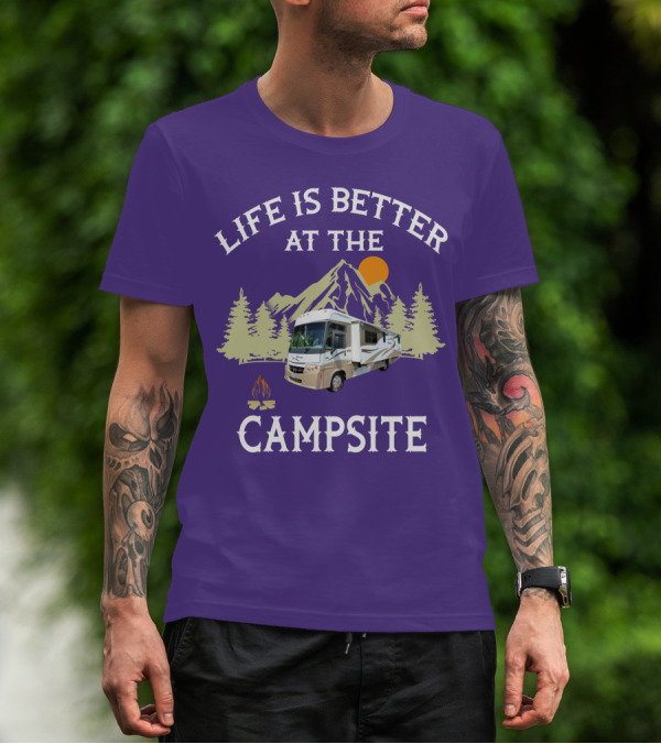 Life Is Better At The Campsite Winnebago RV Owners Group T-Shirt