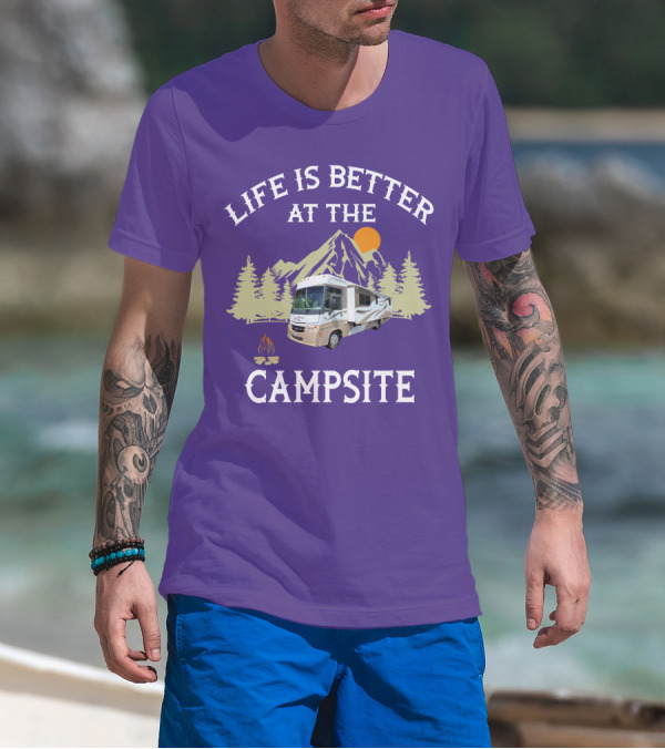 Life Is Better At The Campsite Winnebago RV Owners Group T-Shirt