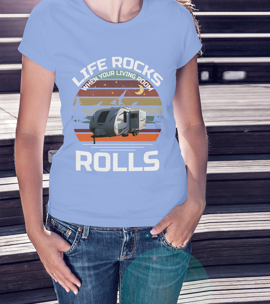 Lance Campers Home Is Where You Park It Retro Camper Adventure T-Shirt