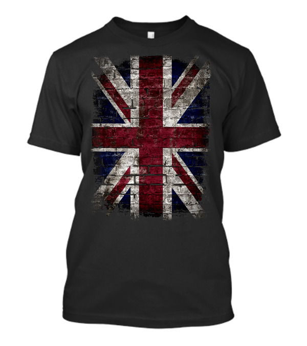 Grunge Vintage Distressed British UK Flag Punk T-Shirt