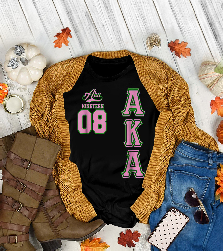 Aka Nineteen 08 Alpha Kappa Aka T-Shirt