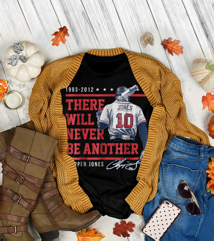1993-2012 There Will Never Be Another Chipper Jones T-Shirt