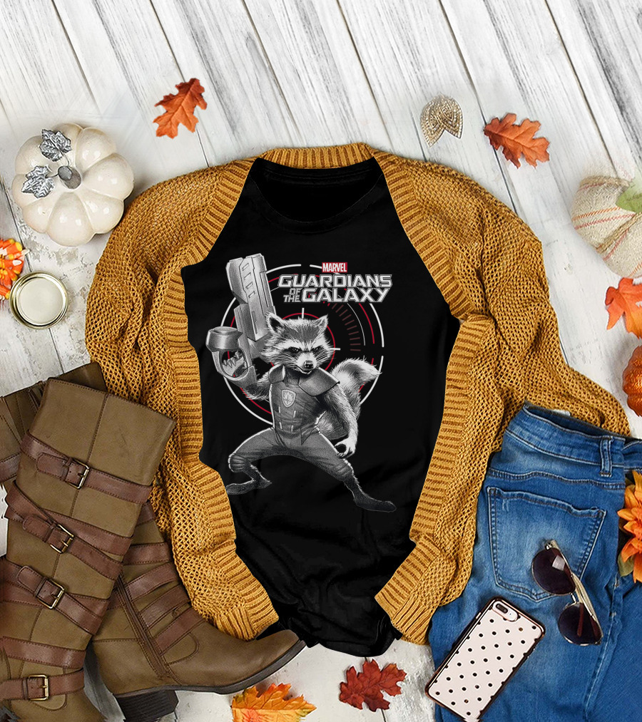 Marvel Guardians Of The Galaxy Rocket Raccoon Target T-Shirt