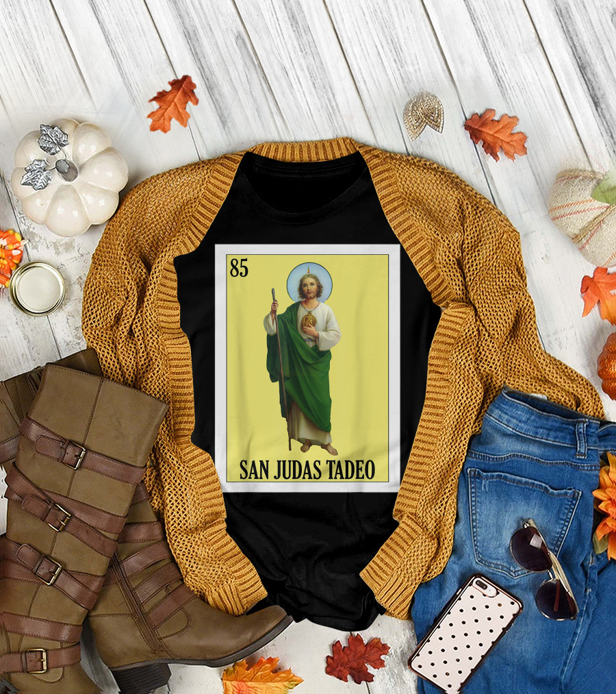 San Judas Tadeo 85 Mexican Lottery T-Shirt