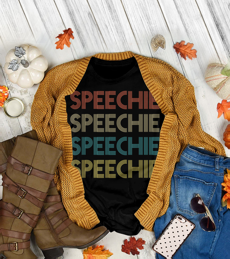 Speechie Retro Speech Therapist SLP T-Shirt
