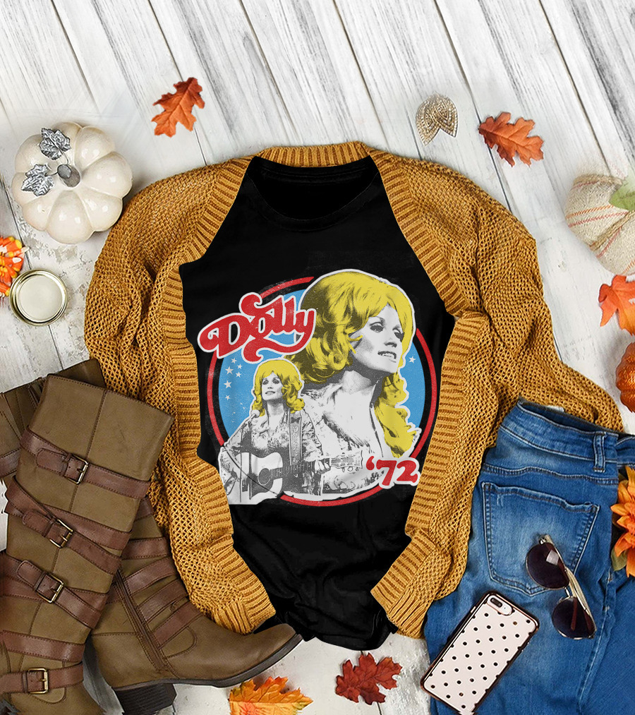 Dolly Parton '72 Retro Style Music T-Shirt