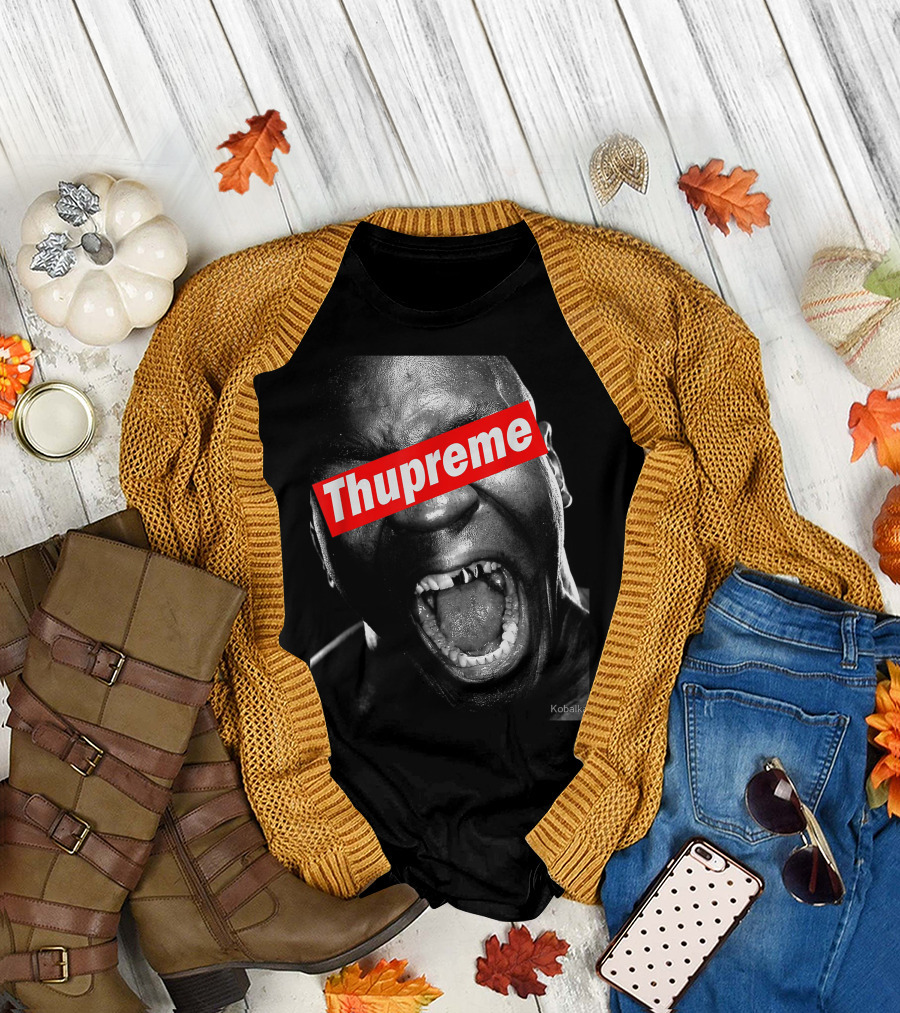 Thupreme Boxing Fangs Lisp Face T-Shirt