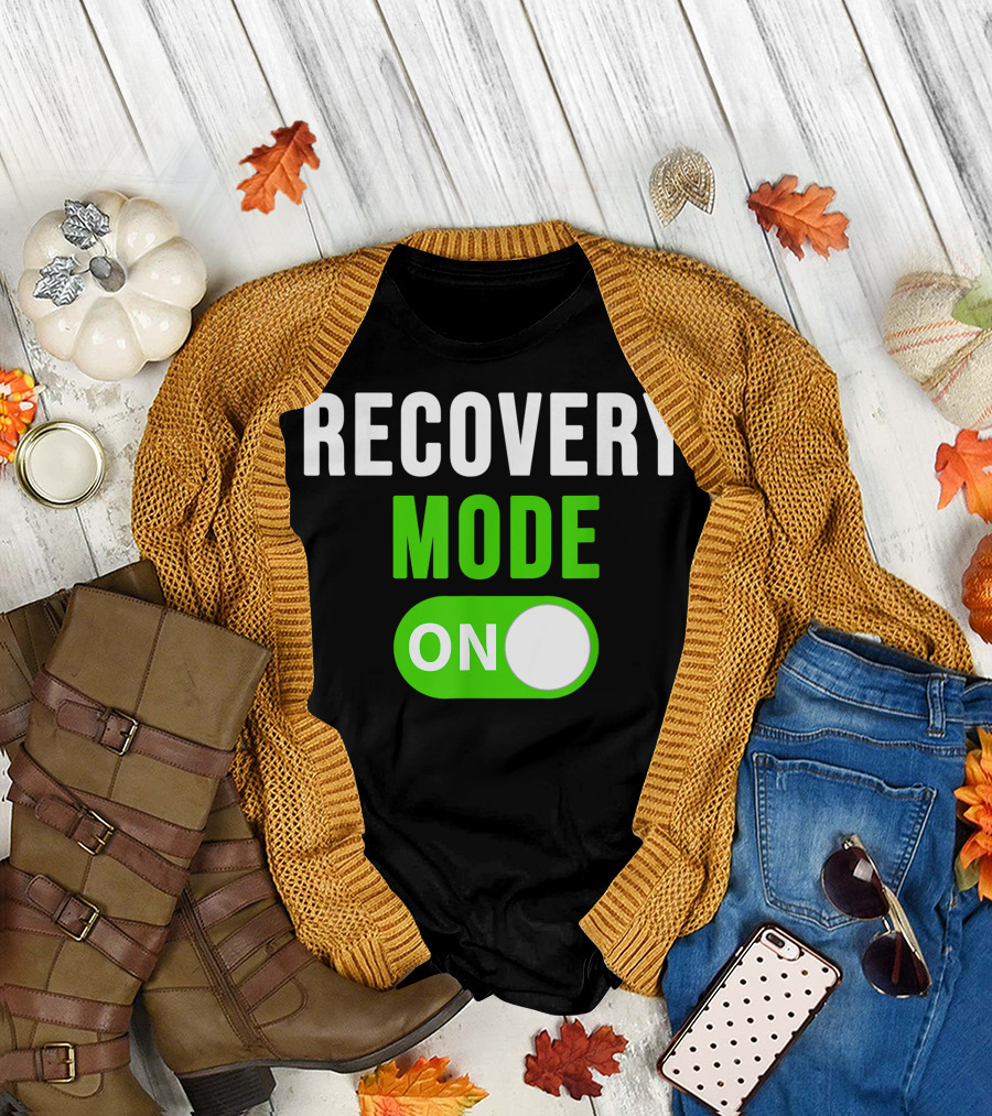 Recovery Mode On Get Well Funny Injury Switch T-Shirt