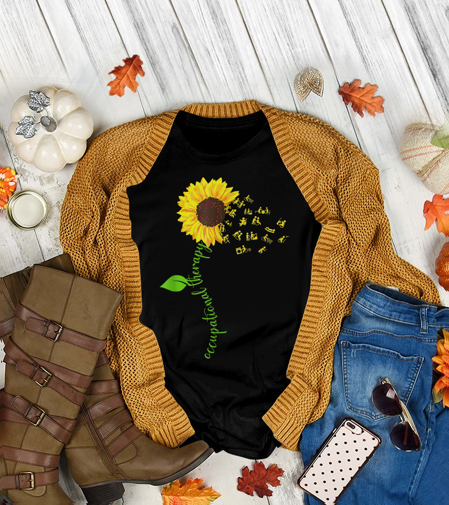 Sunflower Occupational Therapy Therapist Costume T-Shirt