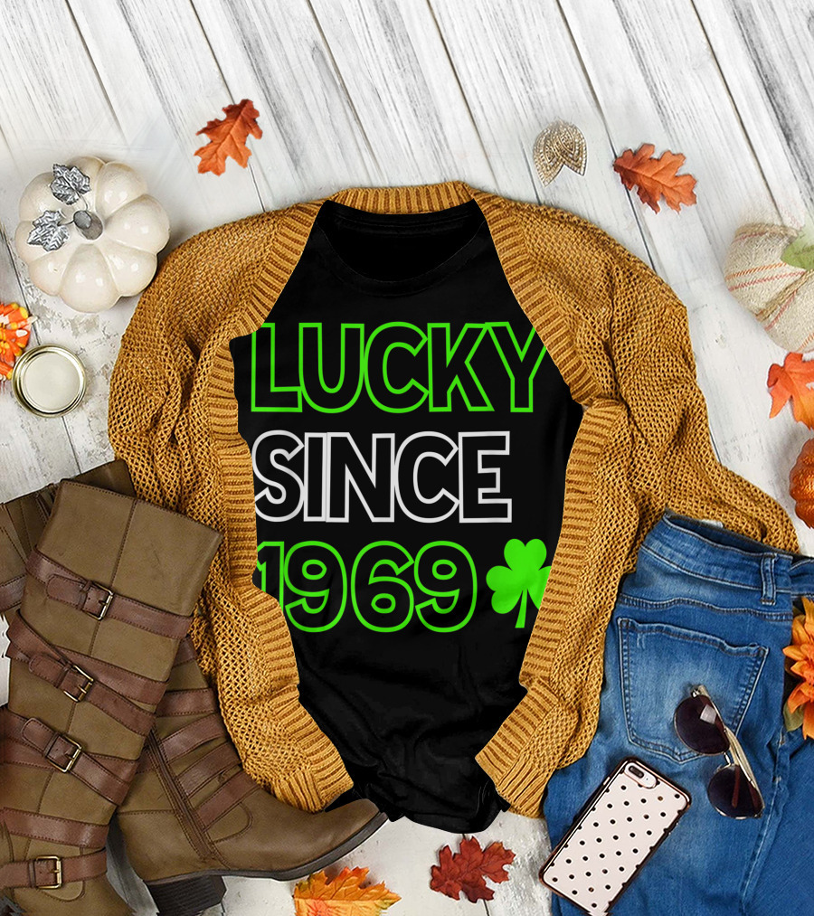 Lucky Since 1969 51st Birthday St. Patrick's Day 51 Years T-Shirt
