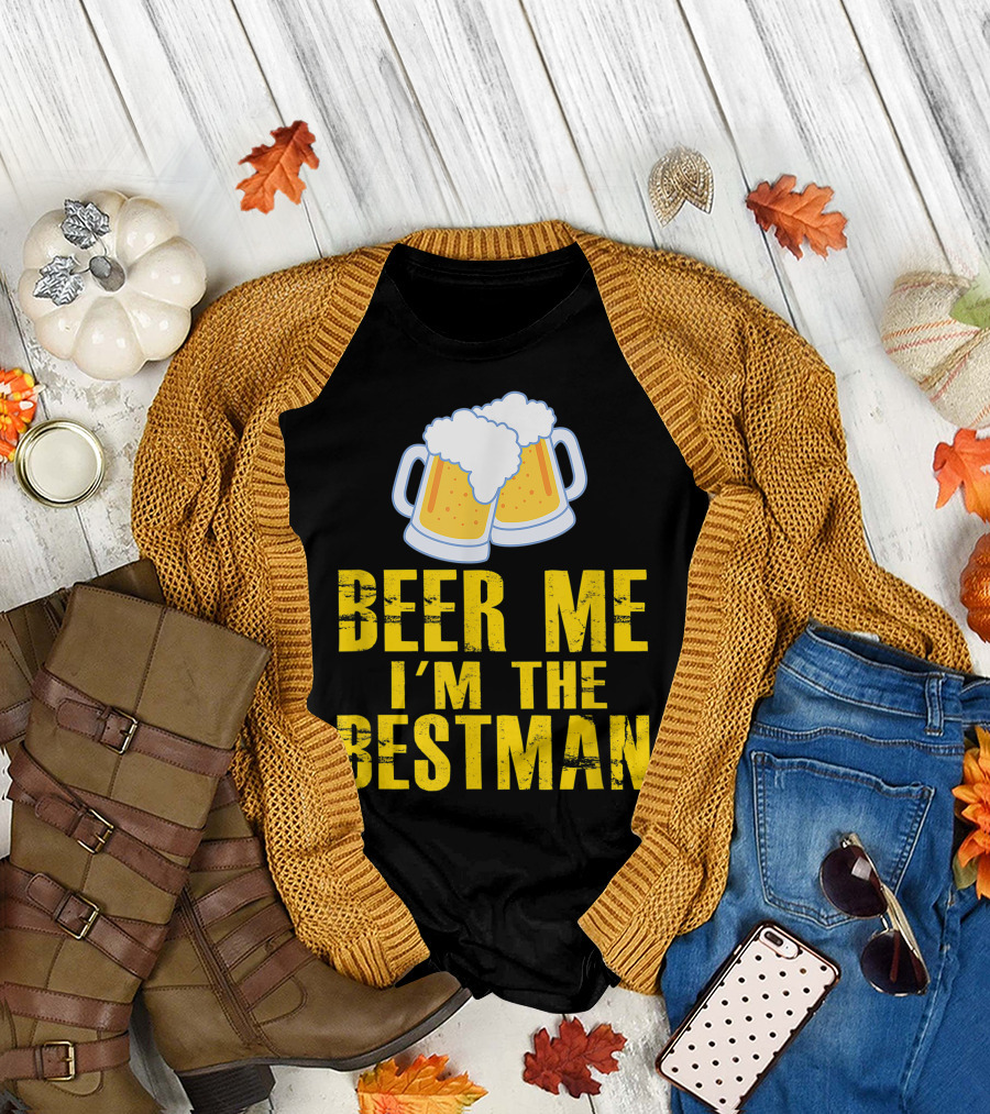 Beer Me I'm the Bestman St. Patrick's Day Wedding Men T-Shirt