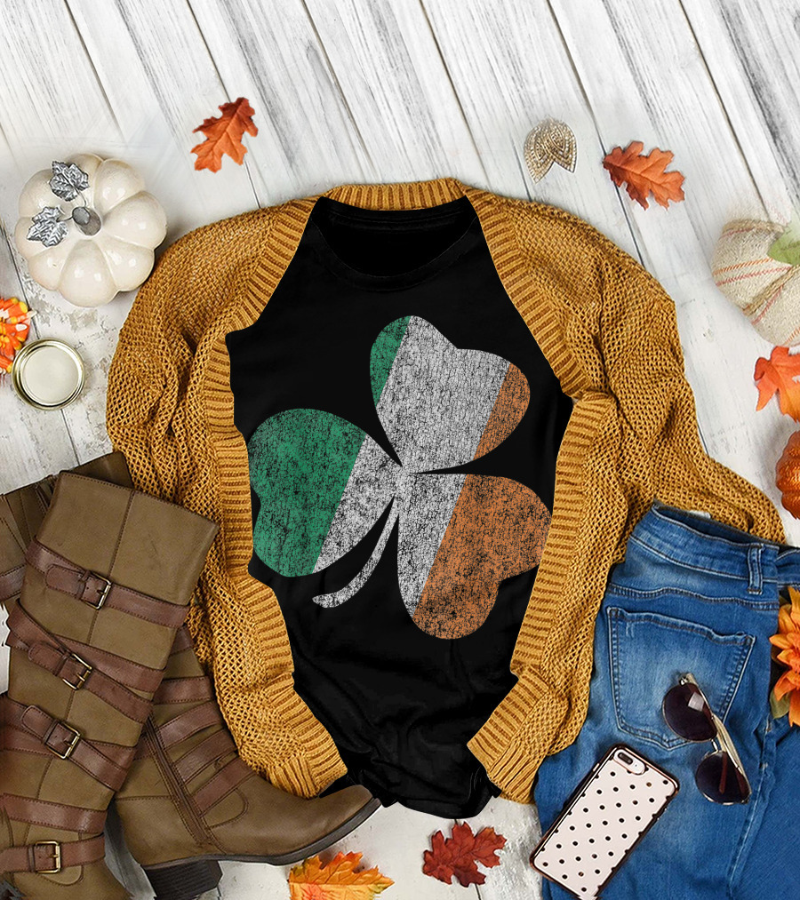 Ireland Flag Shamrock T-Shirt