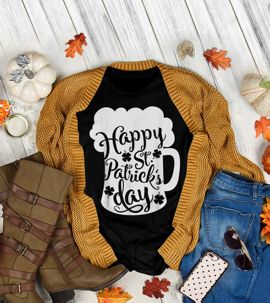 Happy Saint Patrick's Day Beer Drinking Lover Patty's Day T-Shirt