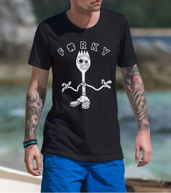 Disney Toy Story 4 Forky Shamrock Lucky T-Shirt