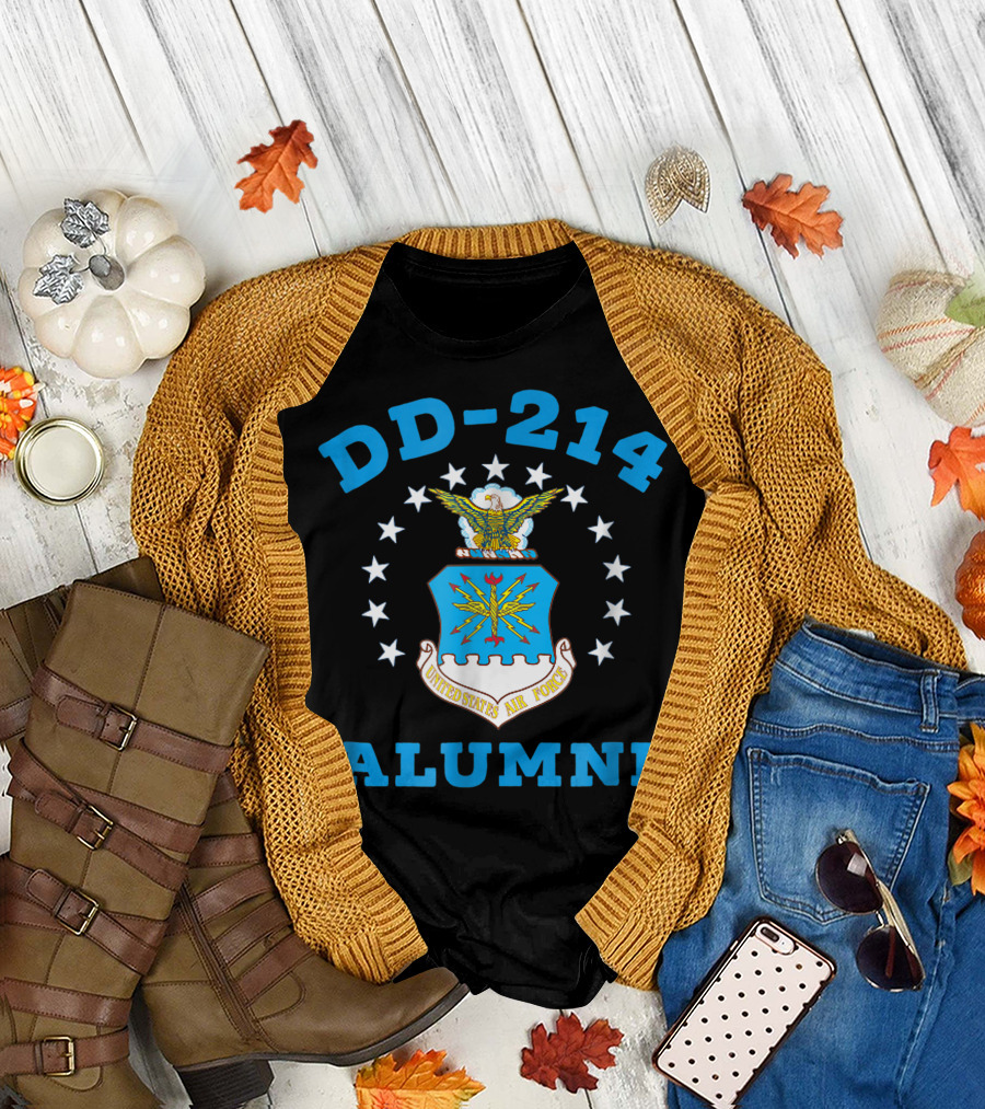 DD-214 United States Air Force Alumni Veteran T-Shirt