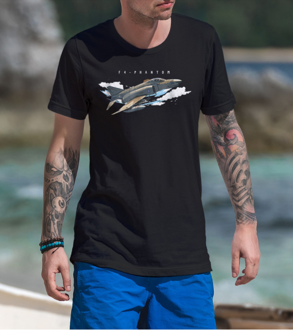 F4 Phantom Jet Vintage Machine Veteran Pilot Aviation T-Shirt