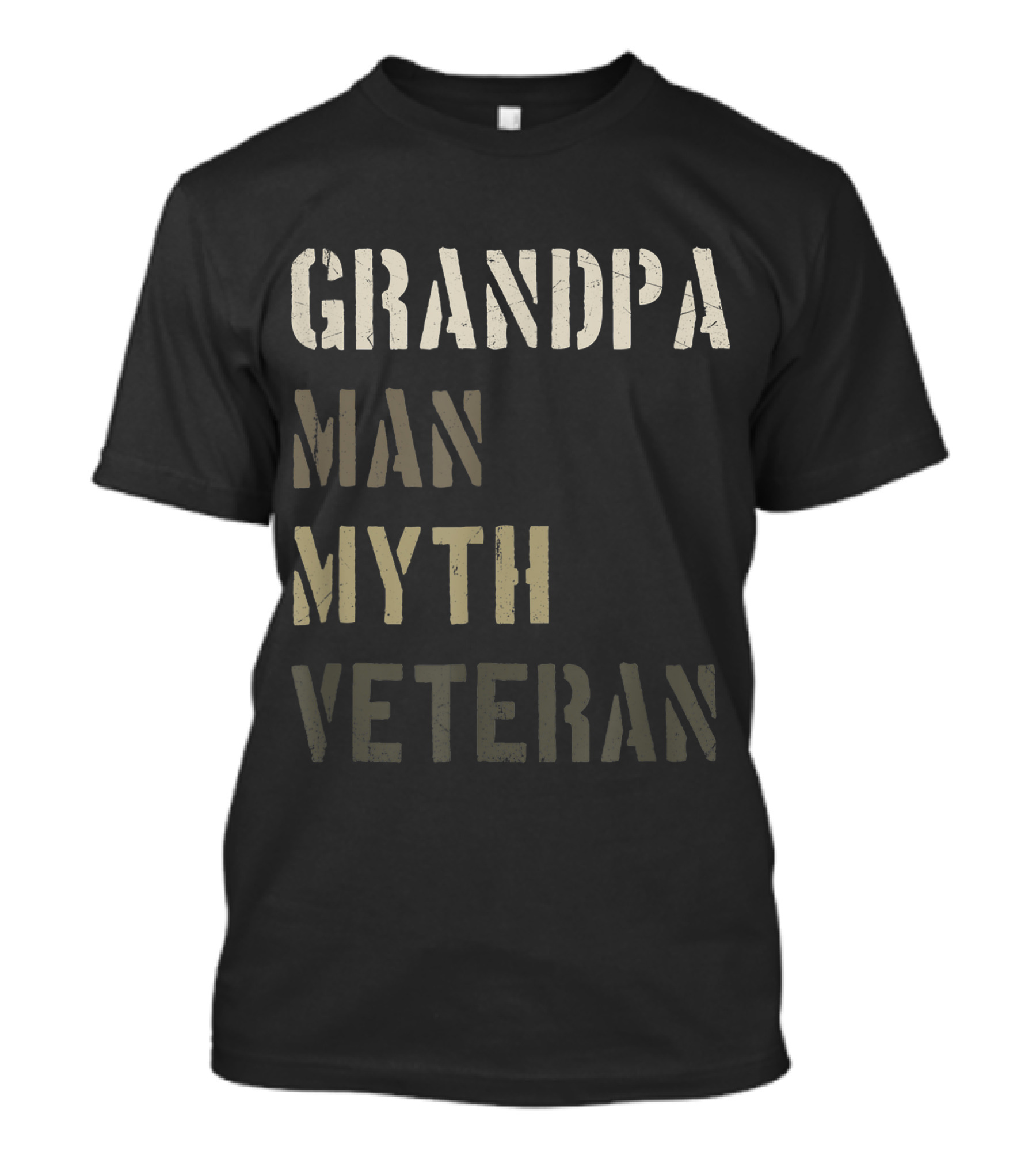 Grandpa Man Myth Veteran T-Shirt