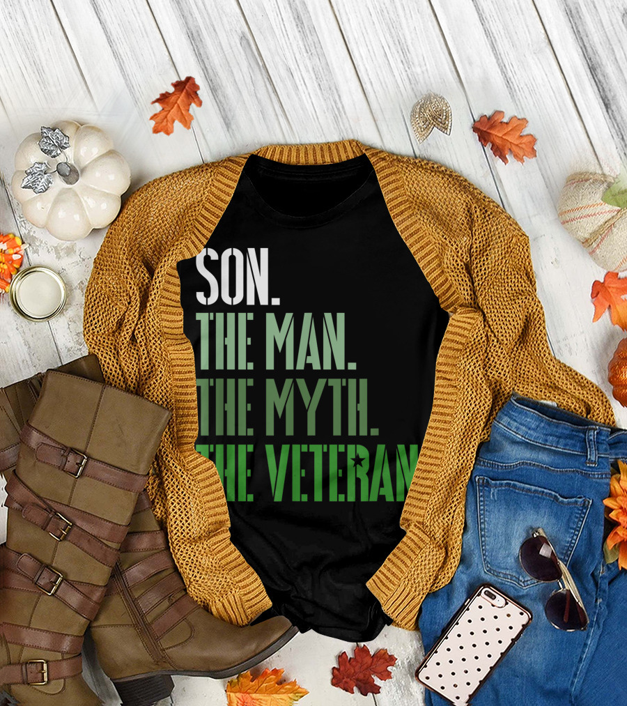 Son The Man The Myth The Veteran T-Shirt
