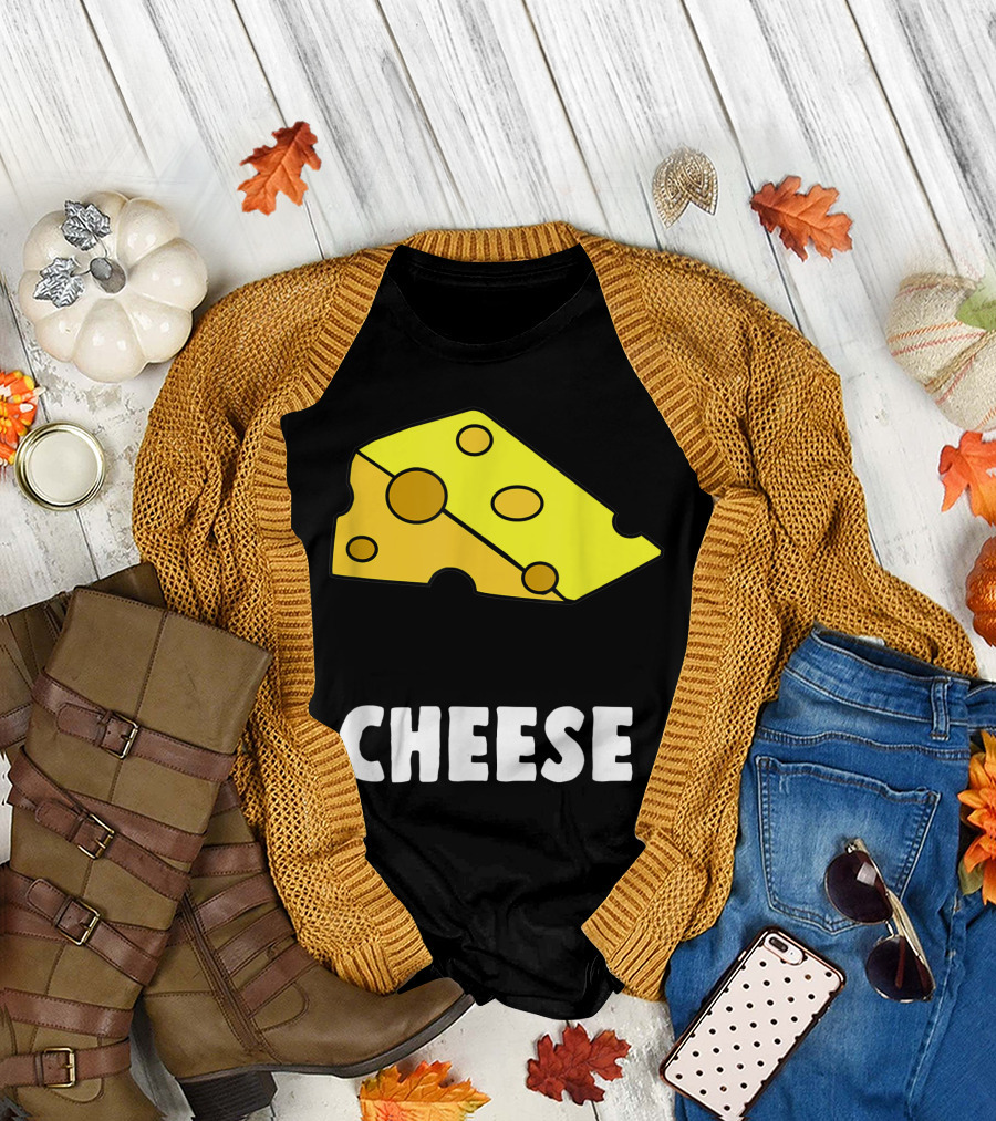 Couple Matching Halloween Cheese Lover Costumes T-Shirt