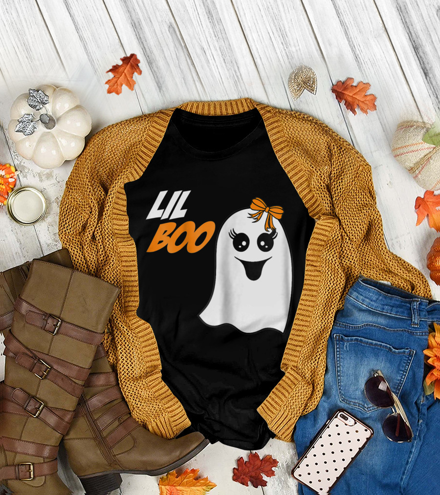 Lil Boo Halloween Sorority Big Little Sister Gbig T-Shirt