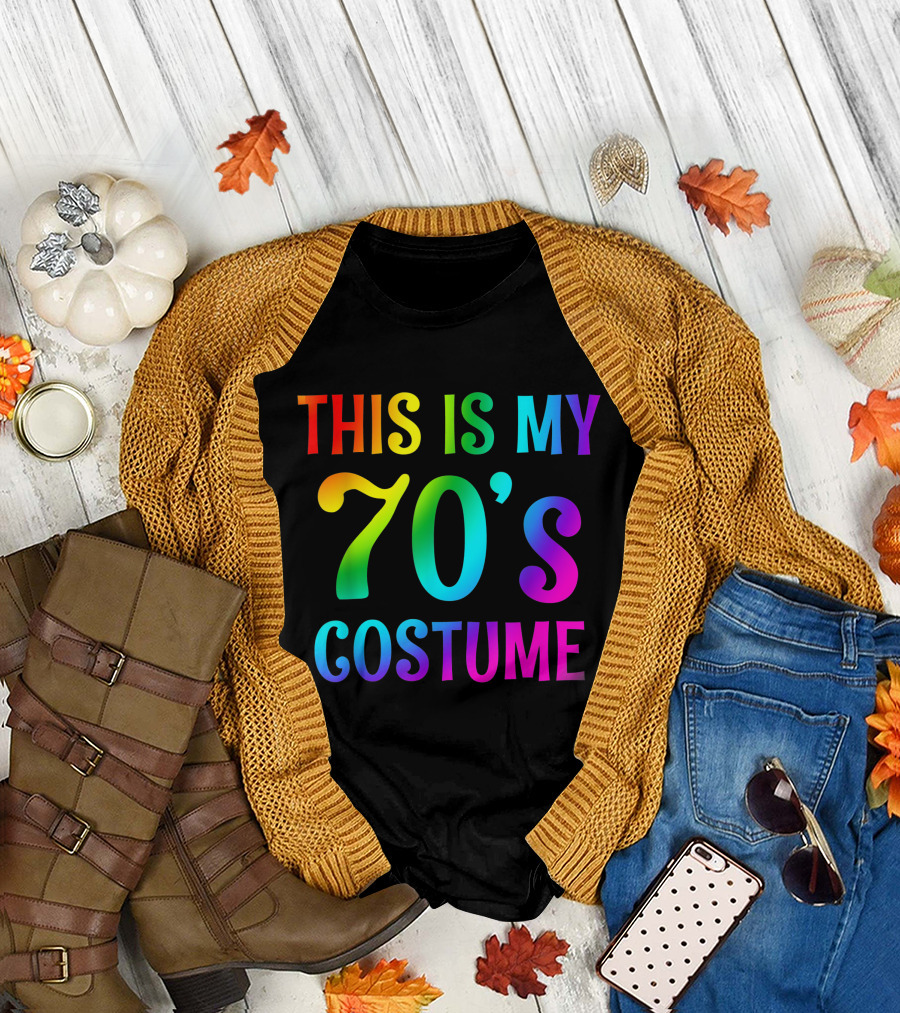 THIS IS MY 70'S COSTUME 1970S HALLOWEEN T-Shirt