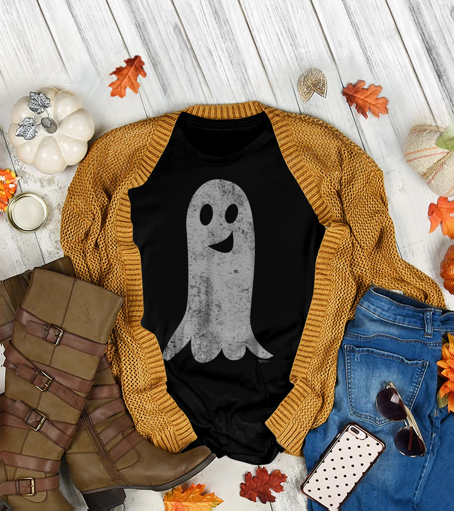 Halloween Vintage Ghost T-Shirt