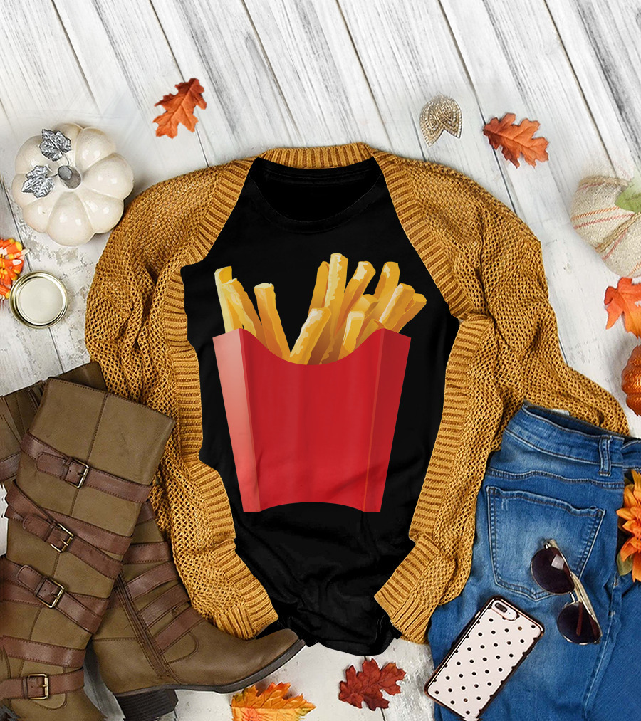 Giant French Fries Makes A Great Snack Box T-Shirt